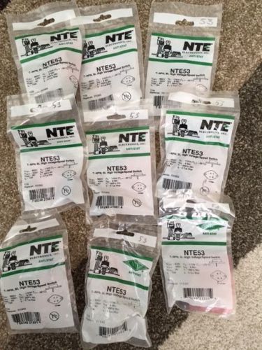NEW, SET OF 9 NTE53 NPN SI HV Speed Switch TO-3. FREE SHIPPING