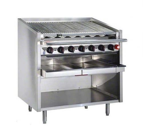 Magikitchen fm-smb-636, 36-inch floor coal gas charbroiler, nsf for sale