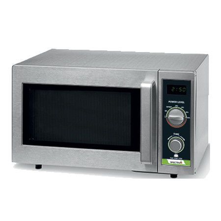 Winco EMW-1000SD, 1,000W Dial Spectrum Commercial Microwave, Stainless Steel