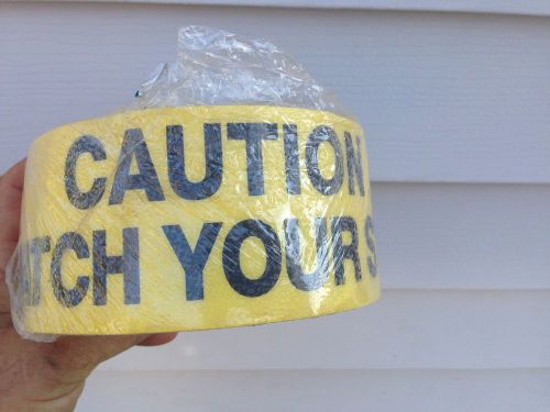 3&#034; Non Skid Anti Slip Traction Tape CAUTION WATCH YOUR STEP 20 foot roll