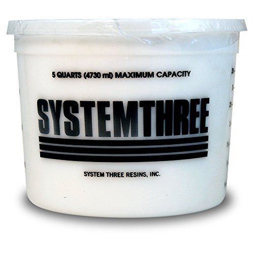 System Three 3105S47 White Silica Thickener, 5 quart Tub