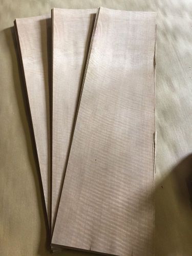 Wood Veneer Anigre 9x34 22Pcs Total Raw Veneer  &#034;EXOTIC&#034; AN4 6-14-16