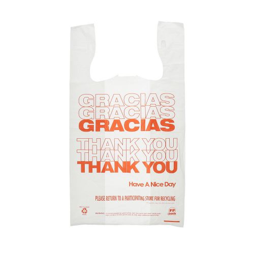 Royal 11.5&#034; x 6.5&#034; x 21&#034; 1/6 Thank You/Gracias Bags, Pack of 800, RPTYB6G