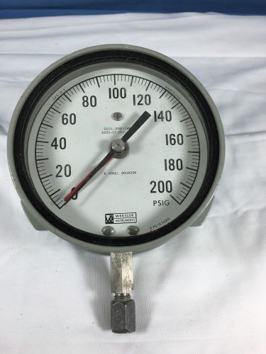 Weksler 4.5&#034; 0-200 mil-spec gauge for sale