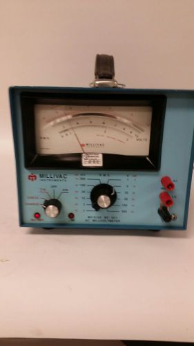 Millivac mv-912a bp sc1 - millivoltmeter, line or battery operated. 5hz to 10mhz for sale