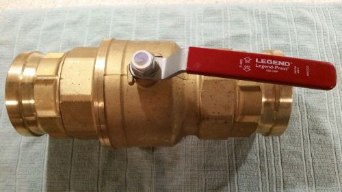 Legend valve brass 4&#034; p-200 legend press ball valve #101-011 for sale