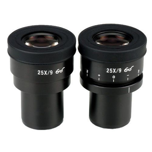 AmScope EP25X30F Pair of Focusable Extreme Widefield 25X Eyepieces (30mm)