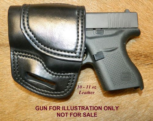 Gary C&#039;s Avenger OWB &#034;XH&#034; Left Hand  HOLSTER for the Glock  43  9mm  Leather