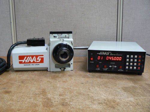HAAS HA5C 17 PIN ROTARY INDEXER  W/ MANUAL CLOSER AND HAAS SERVO CONTROLLER
