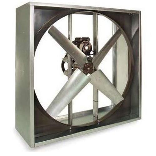 EXHAUST FAN Industrial - Belt Driven - 48&#034; - 115/230 Volt - 18,900 CFM - 455 RPM