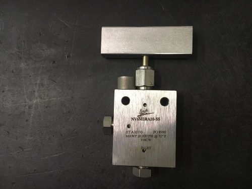 NV6M2RA20-SS,IPT 2-WAY VALVE, 20,000psi,   NEW