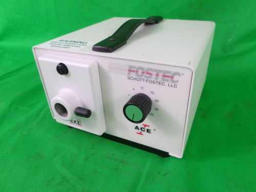 Schott-Fostech 20500 Fiber Optic Light Source Illuminator