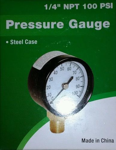 New in Box WATER SOURCE LLC Water Pressure Tank Gauge 1/4&#034; 100 psi -12 available