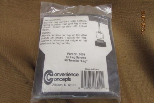 convenience concepts # 6051 lag screws with eye 50 count