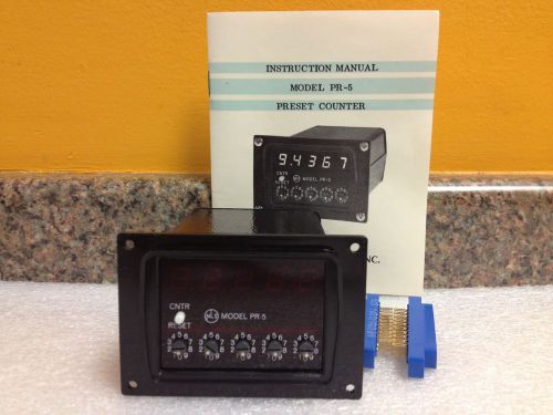 Non Linear Systems PR-5, 5 Digit, LED Counter, New in Box w/ Manual!