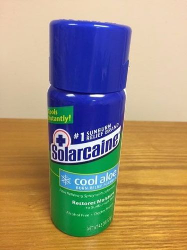 Schering Plough Solarcaine Aloe Sun Burn Relief Brand, 4.5 Ounce -- 12 per case.
