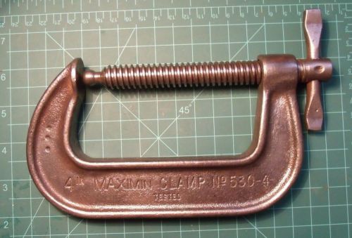 Hargrave Cincinnati Tool Co No. 530-4&#034; Maximin Clamp Armasteel WELDER/CARPENTER