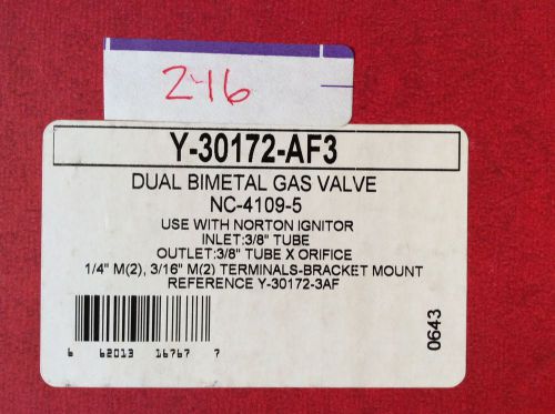 ROBERTSHAW Y-30172-AF3 BIMETAL GAS VALVE