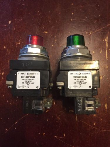 LOT OF 2 GENERAL ELECTRIC CR104PXG42