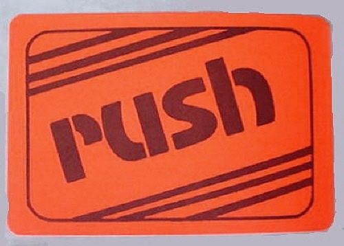 RUSH Mailing Labels - 100 ct Roll