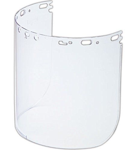 Fibre-metal hard hat wm86clu propionate faceshield, 8.5&#034; x 15&#034; x .06&#034;, clear for sale