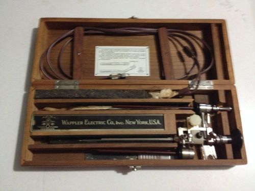 VINTAGE WAPPLER ELECTRIC CO INC NEW YORK USA MEDICAL SUPPLIES CYSTOSCOPE