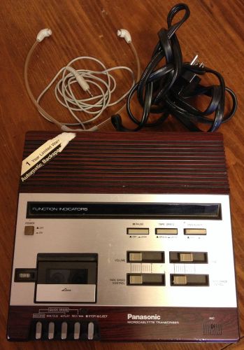 Panasonic RR-950 Microcassette Transcriber Tape Recorder