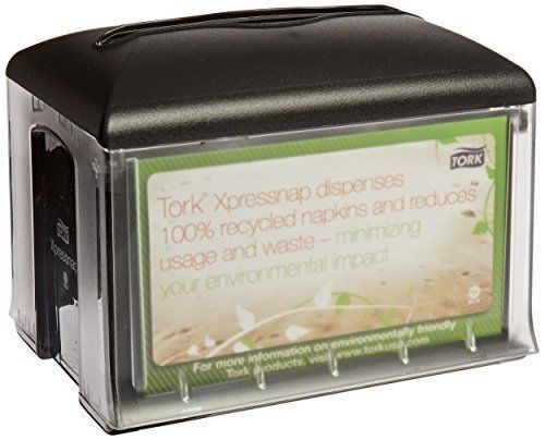 SCA tissue 32XPT Xpressnap Tabletop Napkin Dispenser, 5.8w x 7.8d x 6.2h, Black