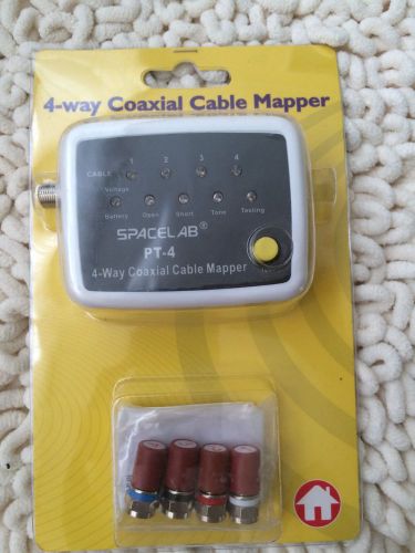 Spacelab PT-4 4-Way Coaxial Cable Mapper Designed To Find Coax Cables In System
