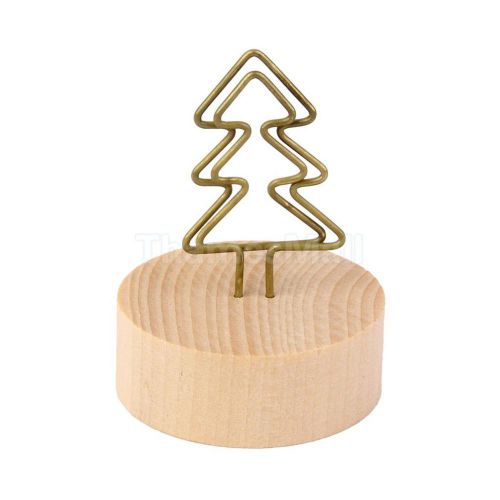 Tree shape clip place card photo name memo note recipe holder table display for sale