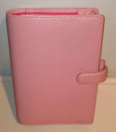 Filofax Personal Size Organizer (Pink) Miami Real Leather