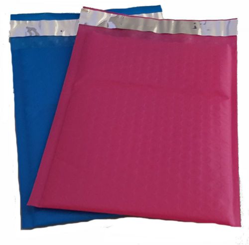 10 6x10 PINK and BLUE Poly Bubble Mailer Envelope Shipping Mailing 6.5x10 5 each