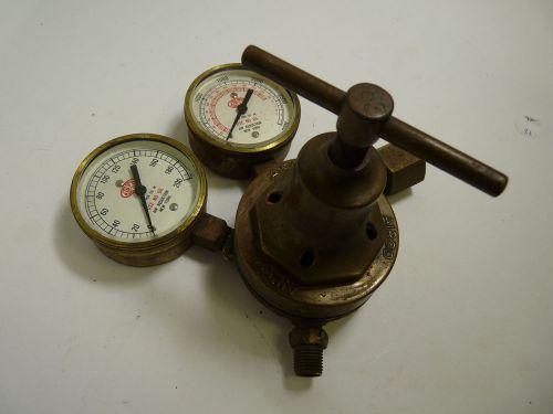 Vintage airco air reduction welding gauges 200 &amp; 3000 psi for sale