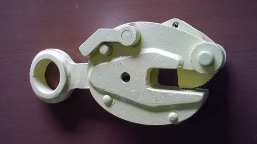Plate lifting  clamp renfroe model s, 4 ton,  0 to 1 3/8 inch, plate clamp. for sale