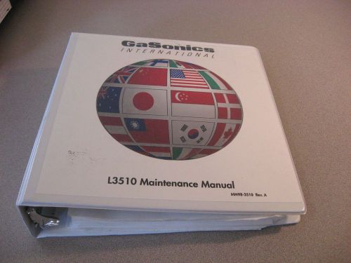 Gasonics L3510 Maintenance Manual