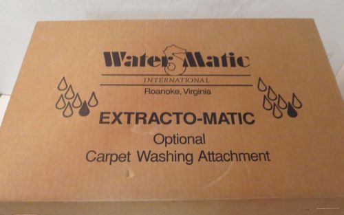 Commercial Grade Water Matic Extracto Matic  Carpet Washing Cleaning Attachments