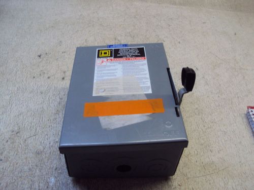 SQUARE D D321N SAFETY SWITCH SERIES E3  USED
