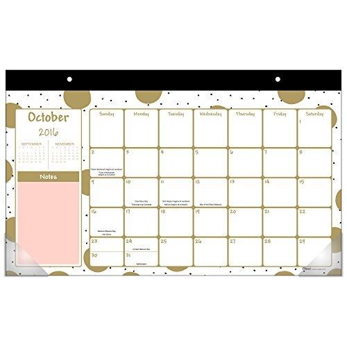 Mead academic year monthly desk calendar, august 2016 - july 2017, for sale