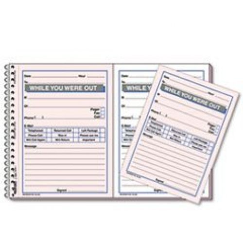 Rediform Desksaver While You Were Out, 5.5 x 4 inches, 2 per Page, 100 Messages