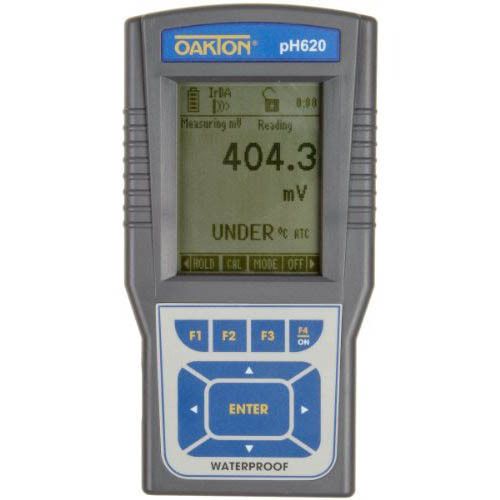 Oakton wd-35418-90 ph 620 ph/mv/temp., ion meter w/probes, cable, case for sale