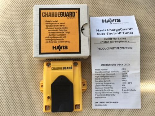 Havis ChargeGuard Auto Shut-off Timer Protect your Battery &amp; Equipment 11-18Vdc