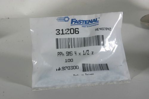 Fastenal #4 x 1/2&#034; Sheet Metal Screws 2 Bags of 100 pcs each