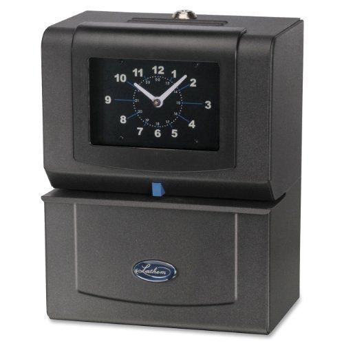 Lanthem lathem automatic time clock for month, date, am/pm, hours (1 -12) &amp; for sale