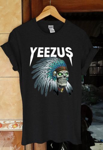 New yeezus indian skull t-shirt god wants you tour yeezy kanye tee new 345 for sale