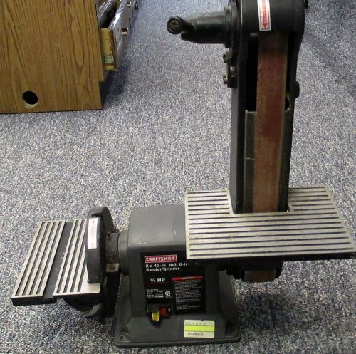 Craftsman bench top belt sander grinder 2&#034; wide belt 115 volt 1 phase for sale