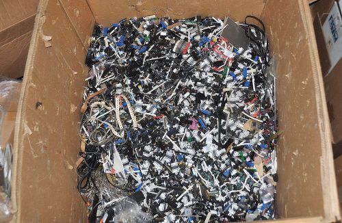 610lbs scrap mixed lot of new electronic components excess inventory for sale