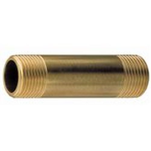 1/4&#034; x 6&#034;  Brass Pipe Threaded Nipple Plumbing NPT Fitting