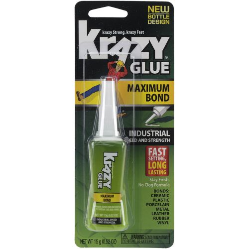 Krazy Glue(R) Maximum Bond Industrial Formula-15g 070158489484