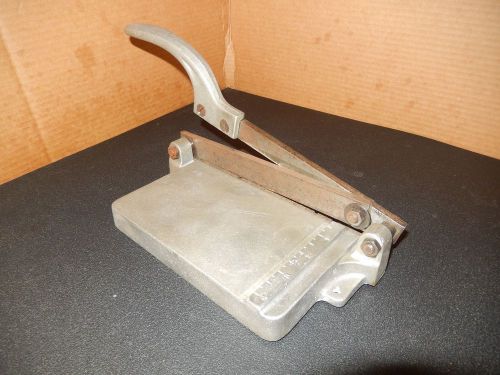 Vintage 4&#034; Plasticutter 2W-13-PC-C Plastic Cutter Table Carpenter Tool