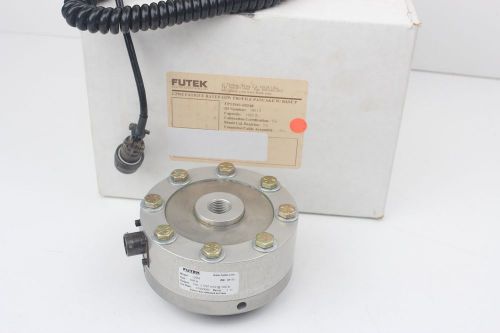 Futek L2902 Load Cell Force Sensor 1000LB Cap. Pancake w/ Original box + Cable